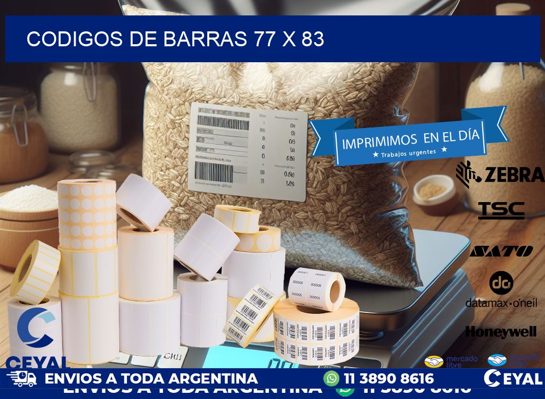 codigos de barras 77 x 83