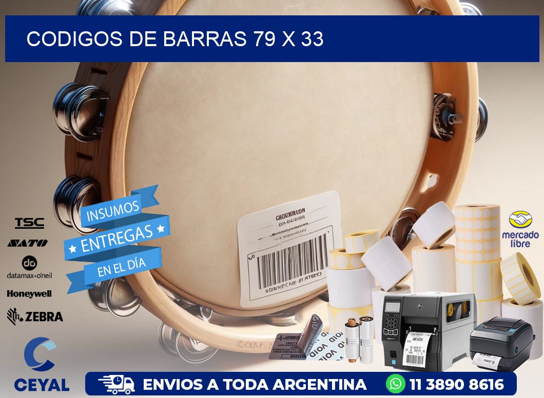 codigos de barras 79 x 33