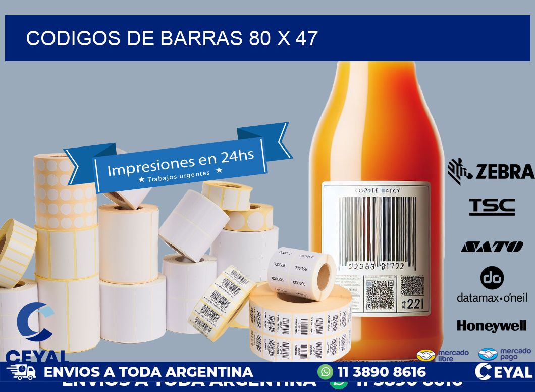 codigos de barras 80 x 47