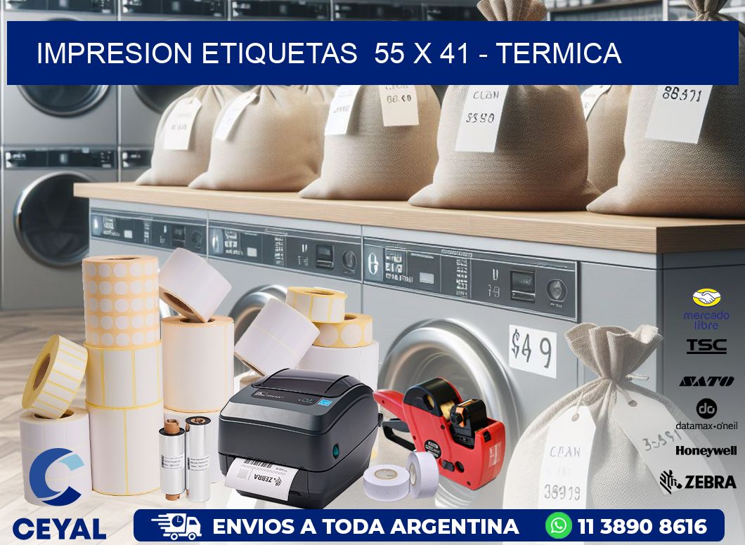 impresion etiquetas 55 x 41 - termica
