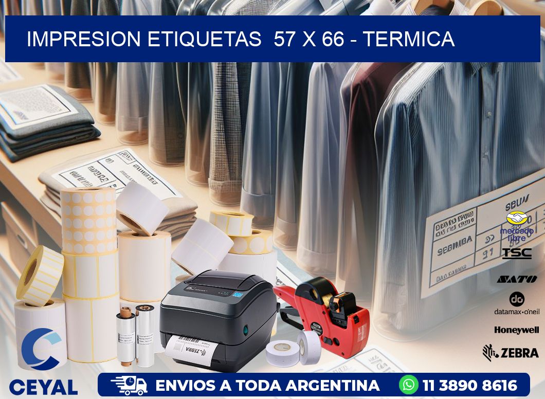 impresion etiquetas  57 x 66 – termica