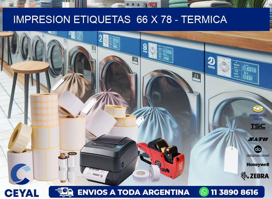 impresion etiquetas 66 x 78 - termica