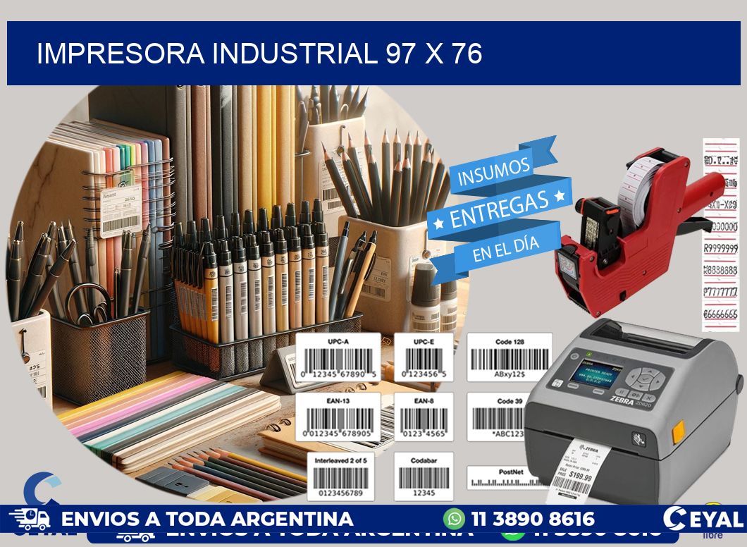 impresora industrial 97 x 76
