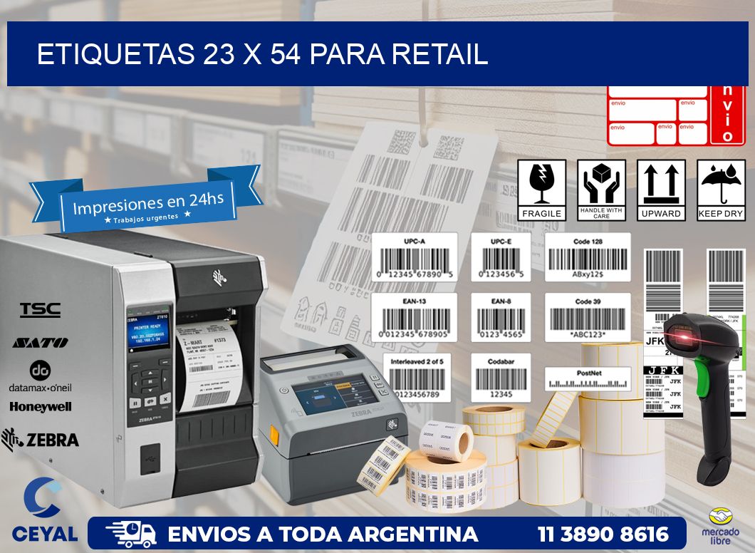 ETIQUETAS 23 x 54 PARA RETAIL