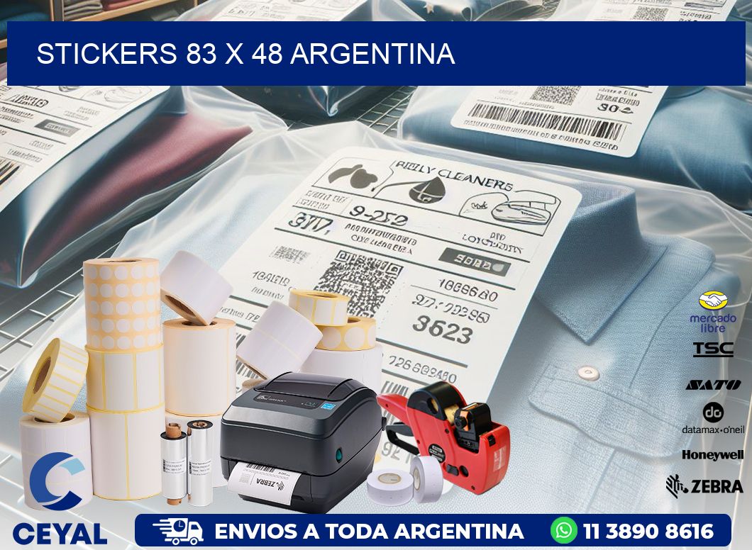 STICKERS 83 x 48 ARGENTINA