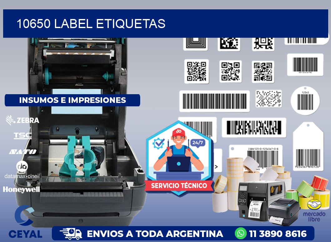 10650 LABEL ETIQUETAS - Etiquetado Textil