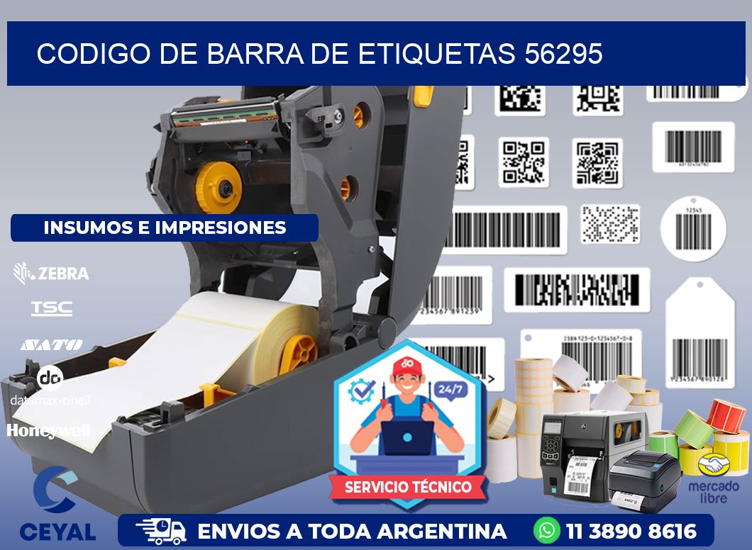CODIGO DE BARRA DE ETIQUETAS 56295