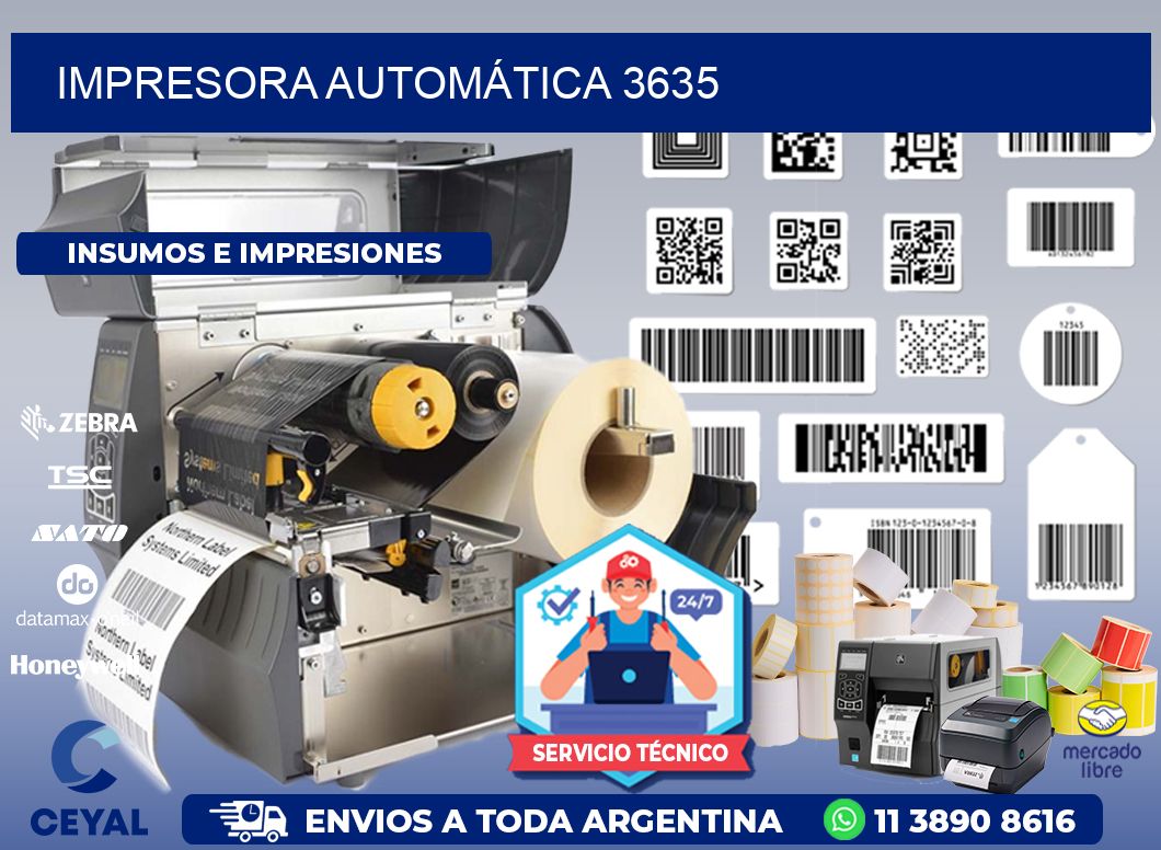 IMPRESORA AUTOMÁTICA 3635
