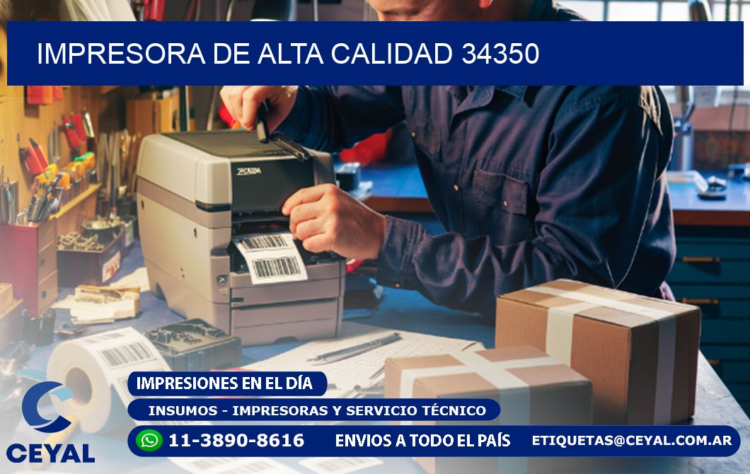 IMPRESORA DE ALTA CALIDAD 34350
