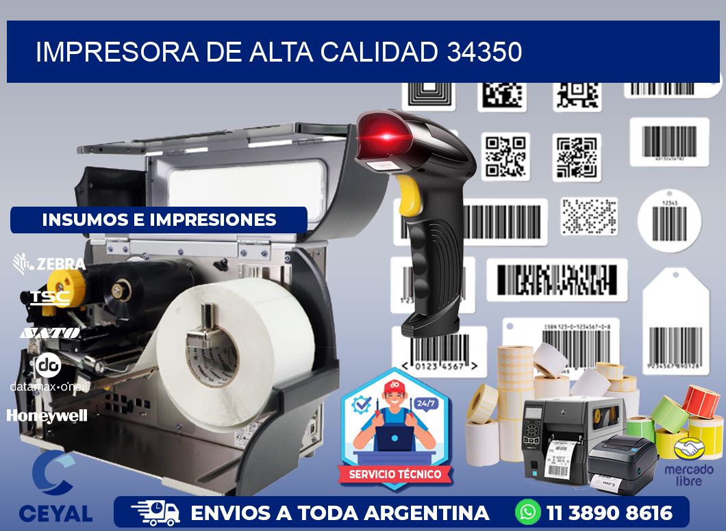 IMPRESORA DE ALTA CALIDAD 34350