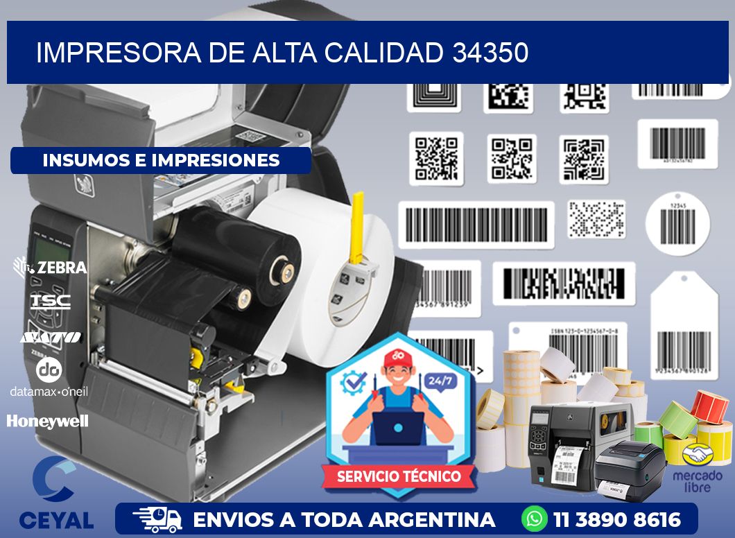 IMPRESORA DE ALTA CALIDAD 34350