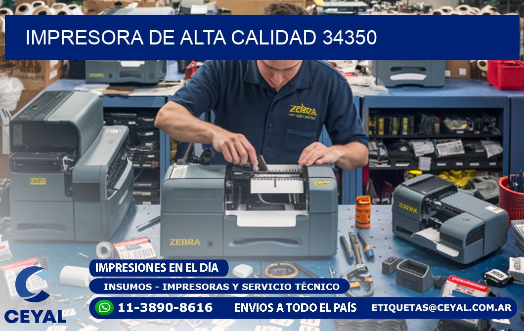 IMPRESORA DE ALTA CALIDAD 34350