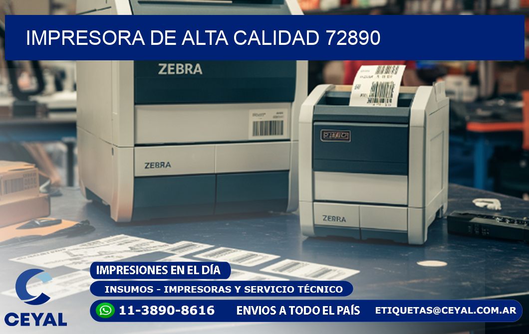 IMPRESORA DE ALTA CALIDAD 72890