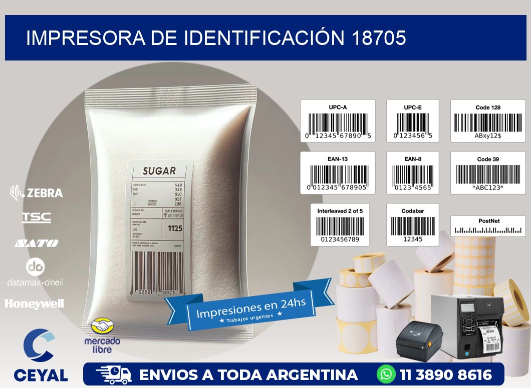 IMPRESORA DE IDENTIFICACIÓN 18705