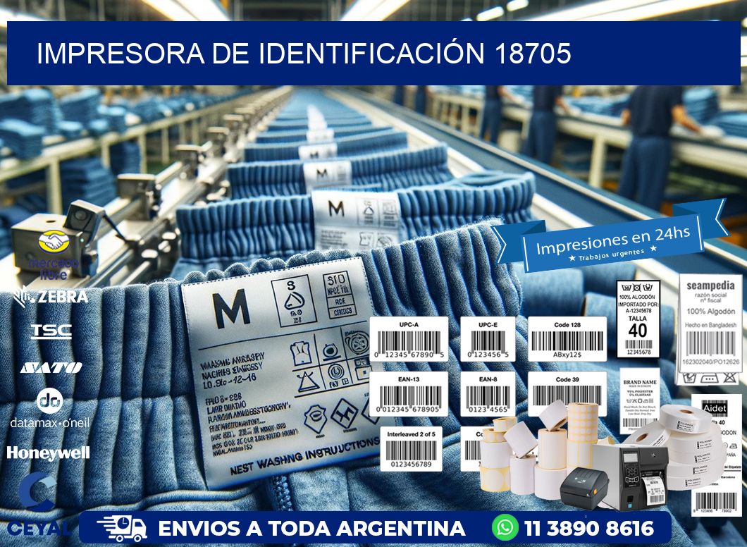 IMPRESORA DE IDENTIFICACIÓN 18705