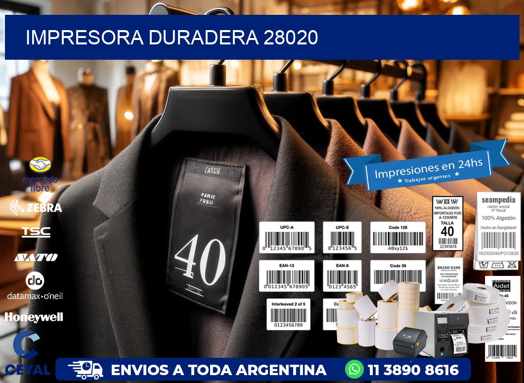 IMPRESORA DURADERA 28020