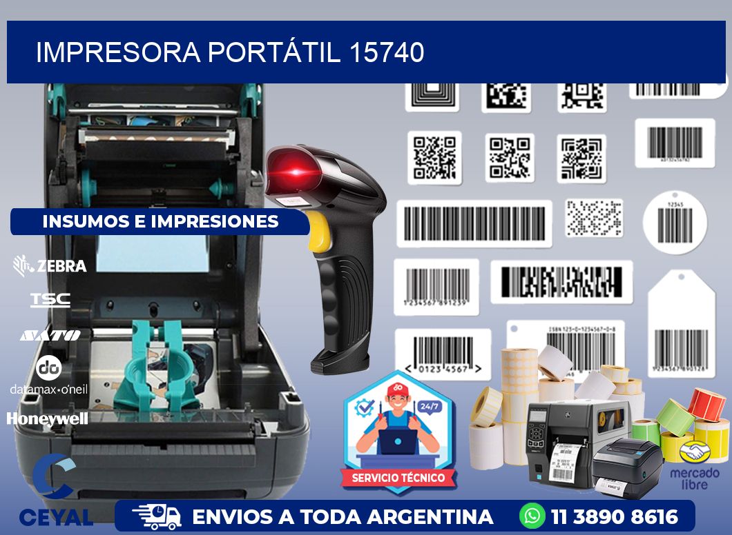 IMPRESORA PORTÁTIL 15740