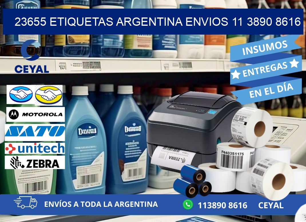 23655 ETIQUETAS ARGENTINA ENVIOS 11 3890 8616
