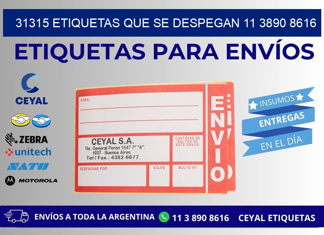 31315 ETIQUETAS QUE SE DESPEGAN 11 3890 8616