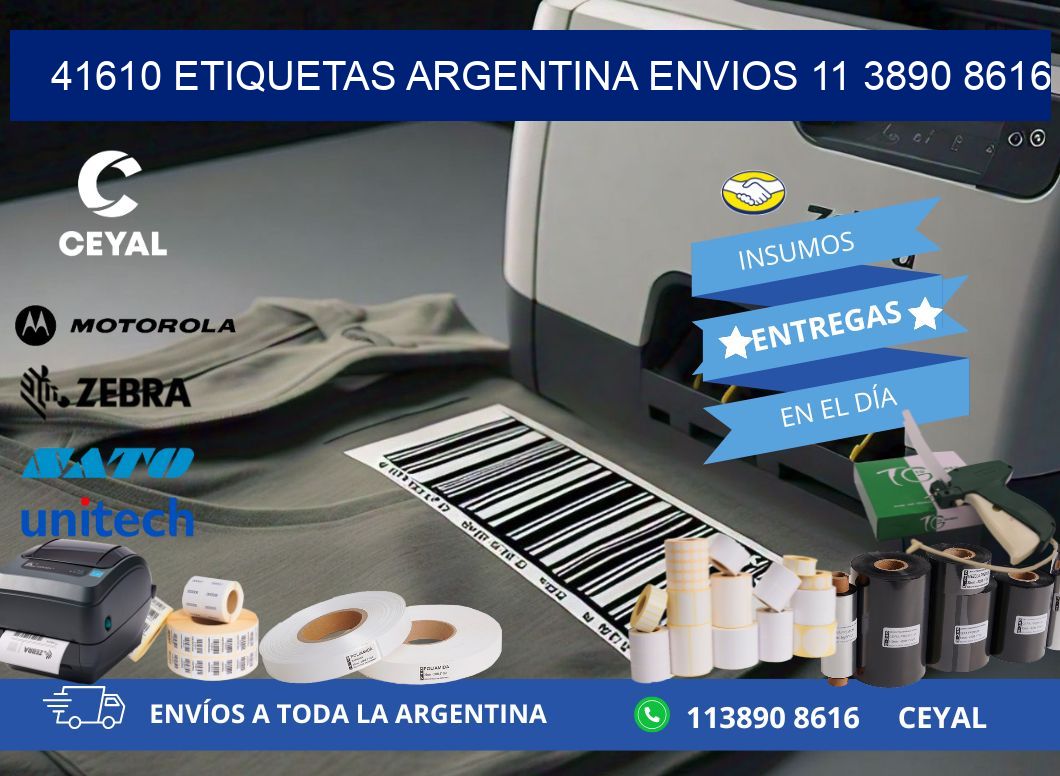41610 ETIQUETAS ARGENTINA ENVIOS 11 3890 8616