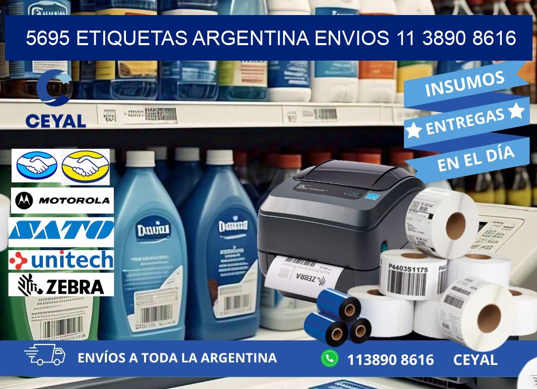 5695 ETIQUETAS ARGENTINA ENVIOS 11 3890 8616