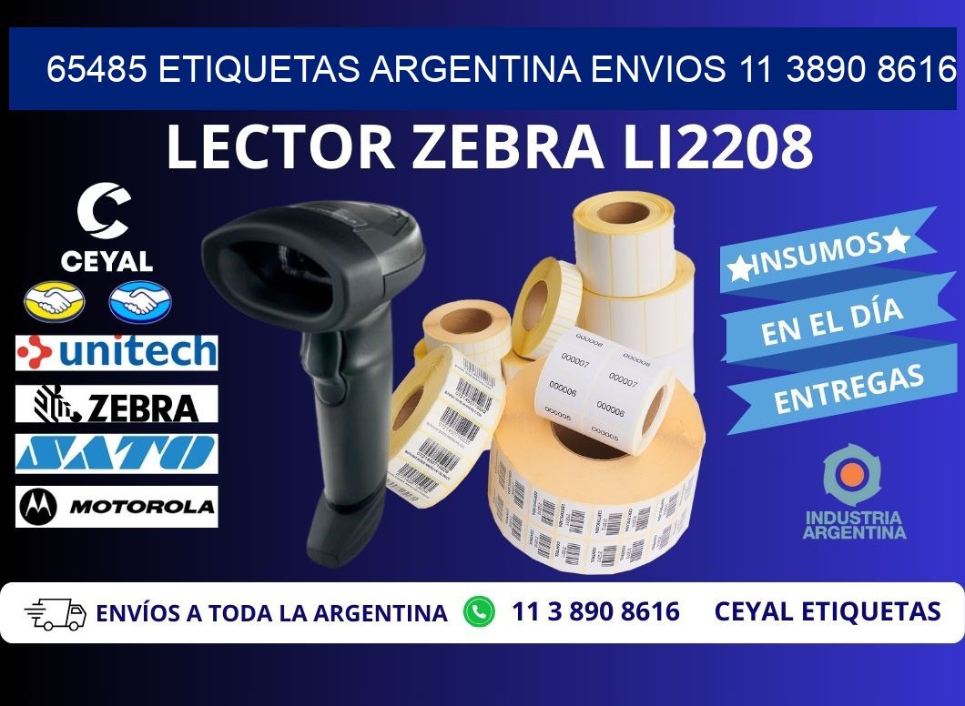 65485 ETIQUETAS ARGENTINA ENVIOS 11 3890 8616