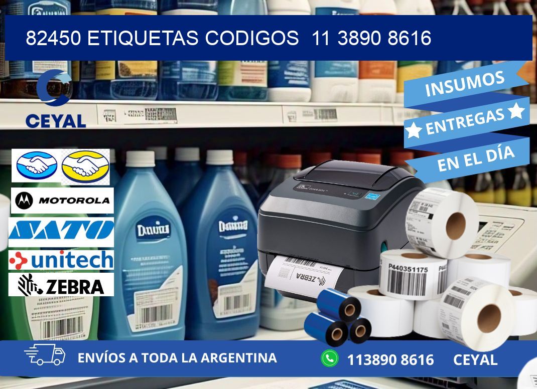 82450 ETIQUETAS CODIGOS 11 3890 8616