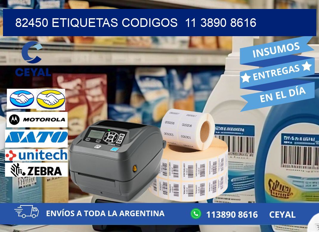 82450 ETIQUETAS CODIGOS 11 3890 8616