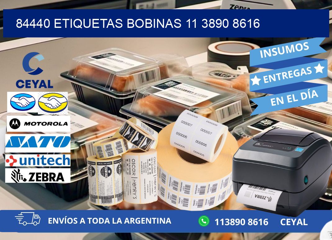 84440 ETIQUETAS BOBINAS 11 3890 8616
