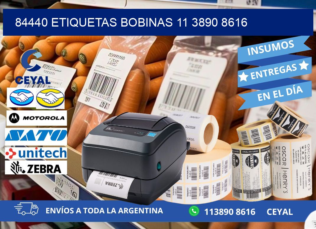 84440 ETIQUETAS BOBINAS 11 3890 8616