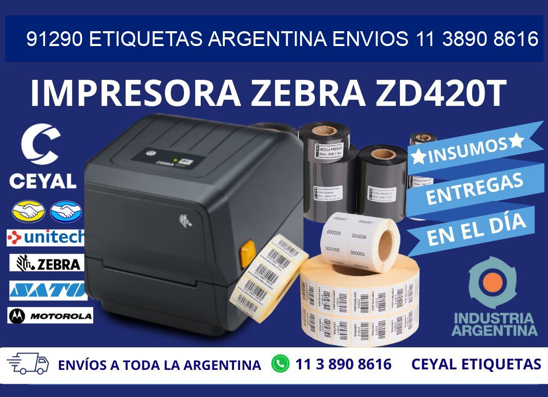 91290 ETIQUETAS ARGENTINA ENVIOS 11 3890 8616