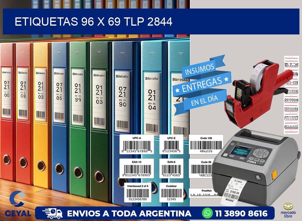 ETIQUETAS 96 x 69 TLP 2844