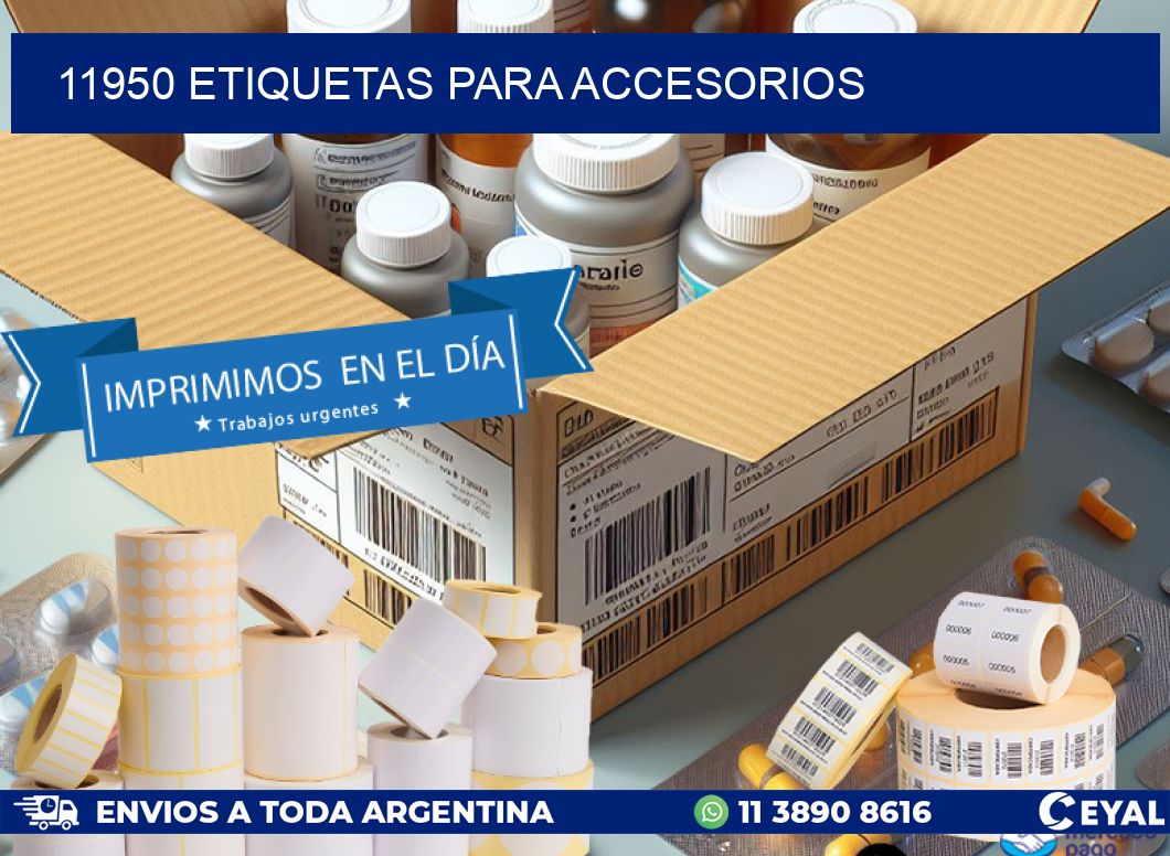11950 Etiquetas para accesorios