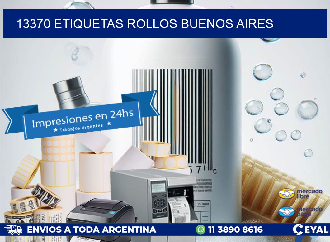 13370 etiquetas rollos buenos aires
