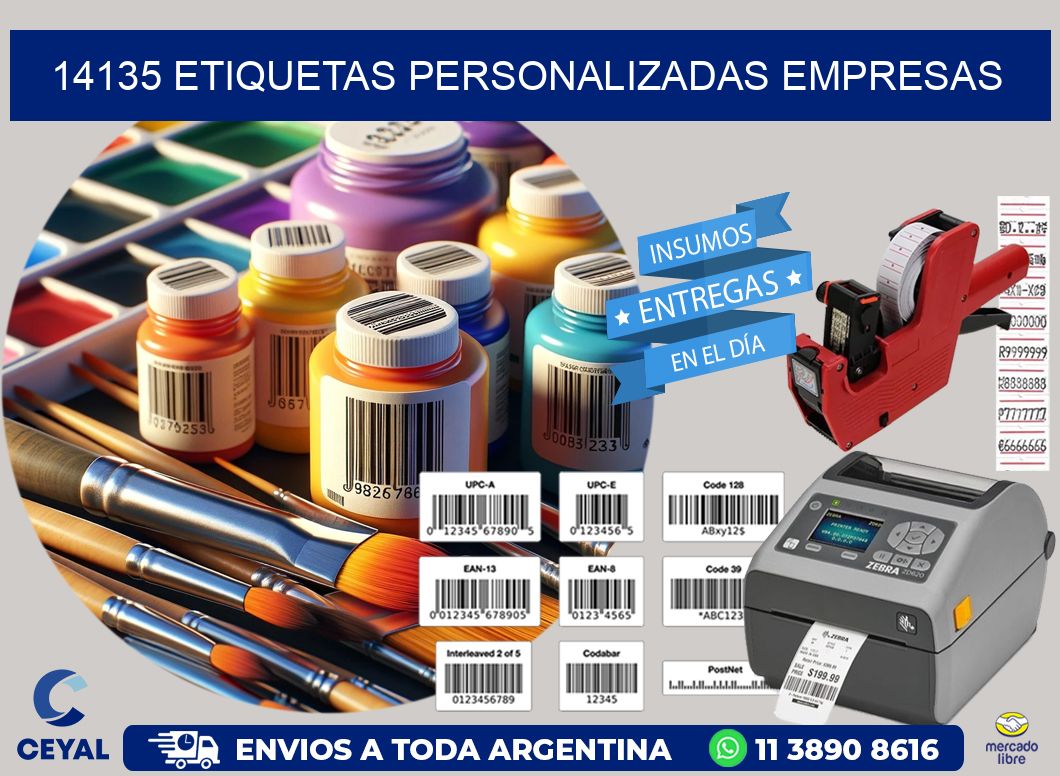 14135 Etiquetas personalizadas empresas