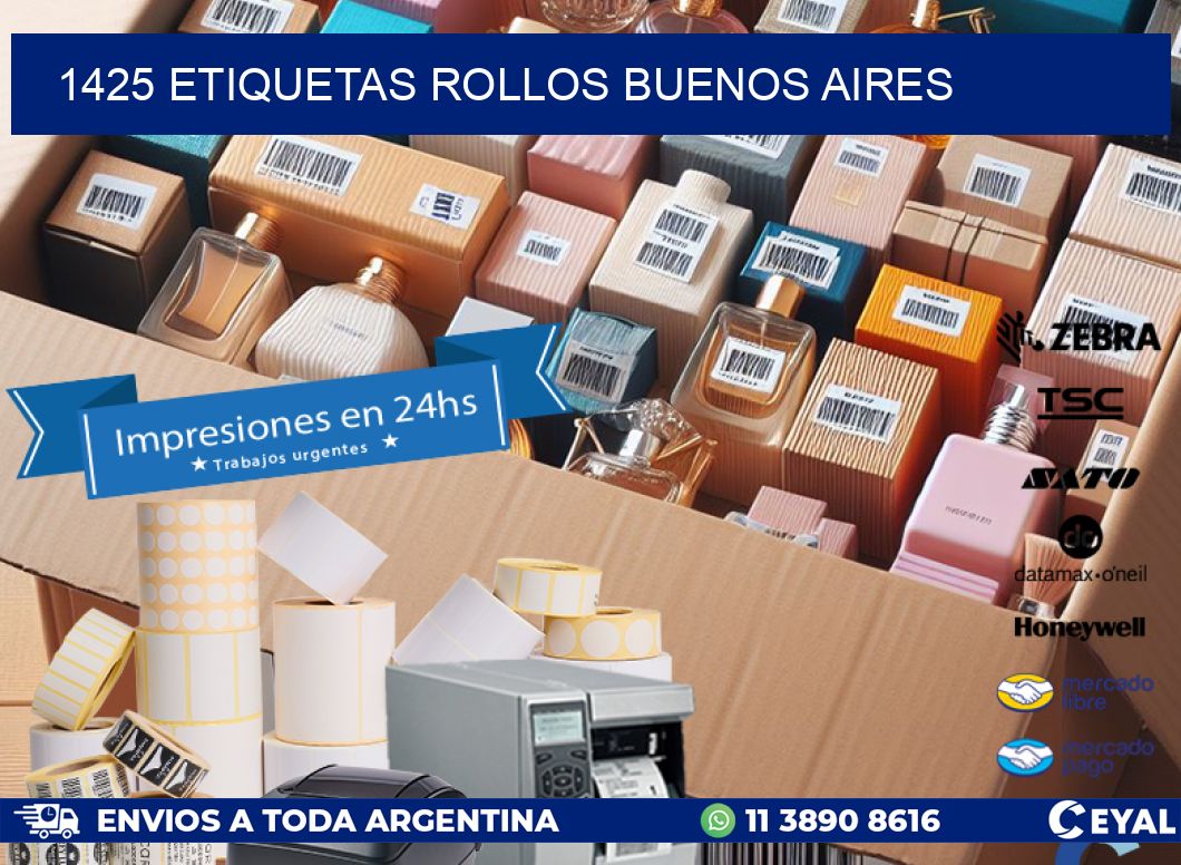 1425 etiquetas rollos buenos aires
