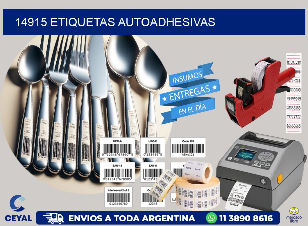 14915 etiquetas autoadhesivas