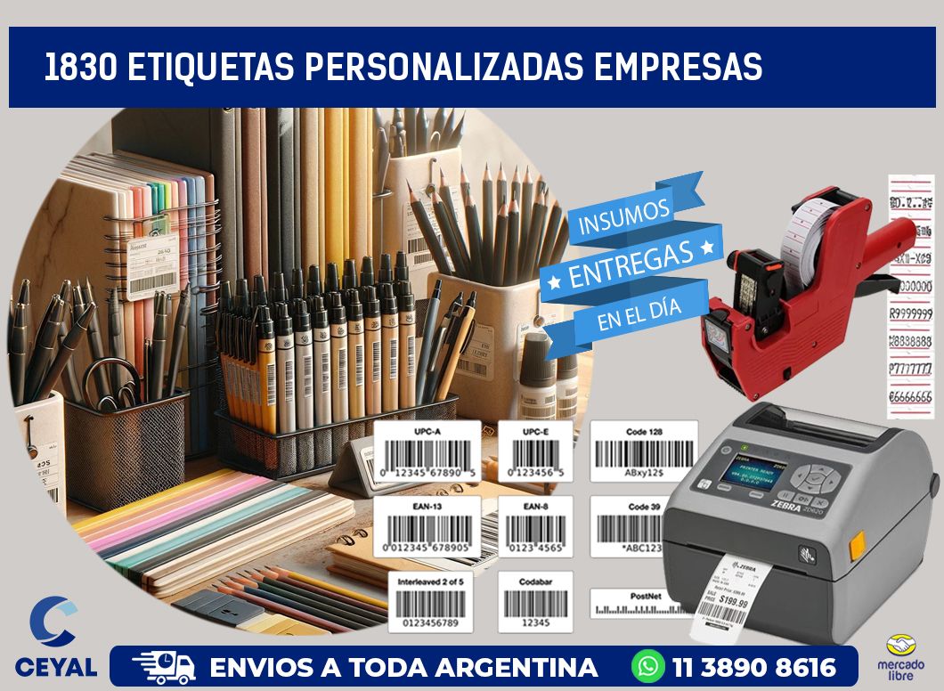 1830 Etiquetas personalizadas empresas