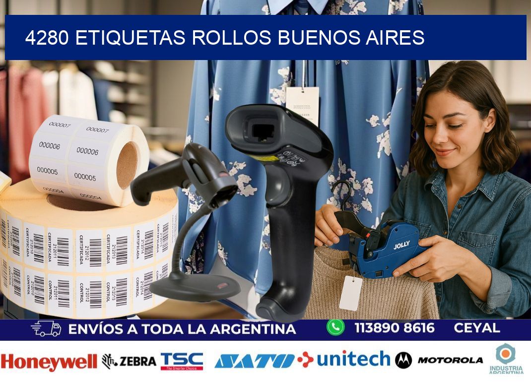 4280 etiquetas rollos buenos aires