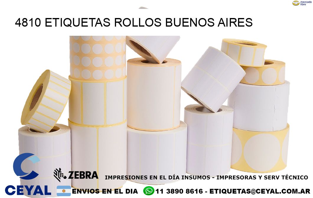 4810 etiquetas rollos buenos aires