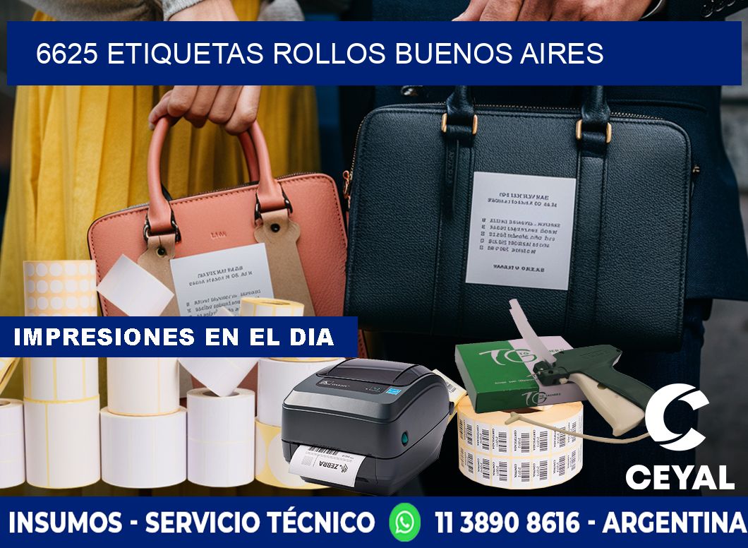 6625 etiquetas rollos buenos aires