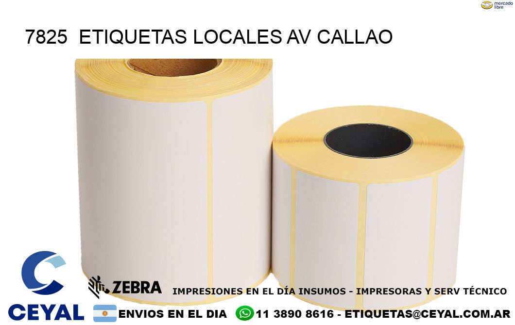 7825  etiquetas locales Av Callao