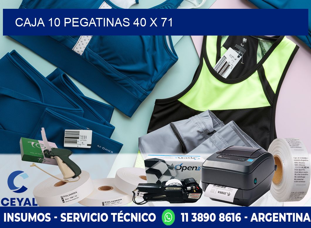 CAJA 10 PEGATINAS 40 x 71