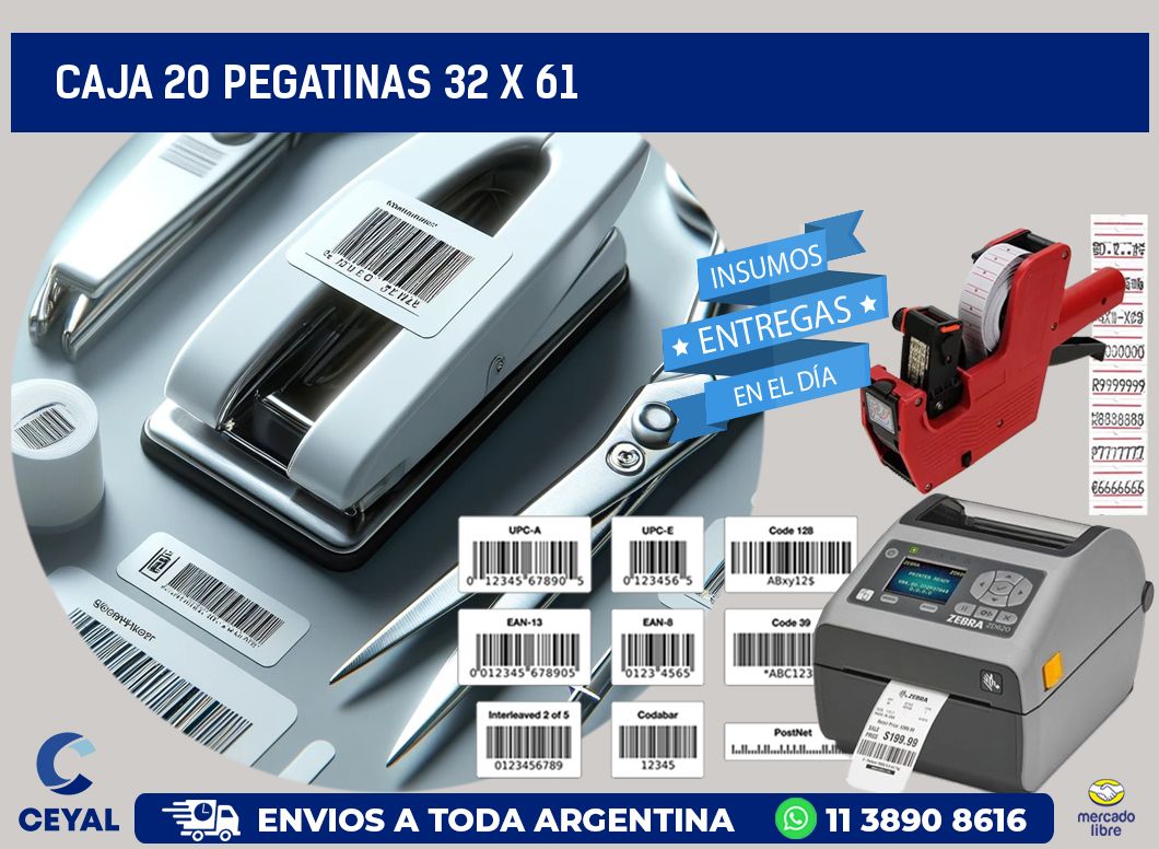 CAJA 20 PEGATINAS 32 x 61