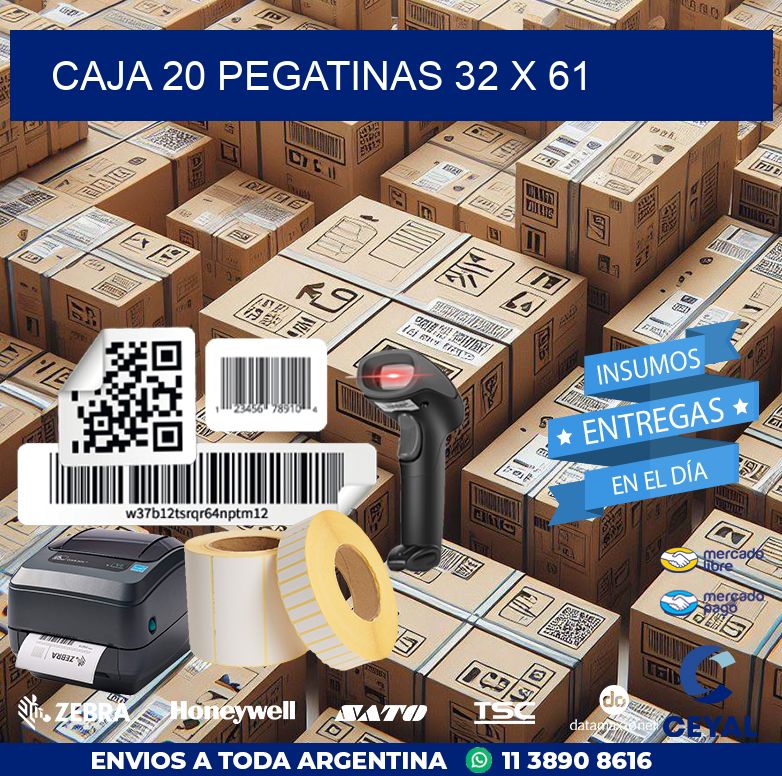 CAJA 20 PEGATINAS 32 x 61