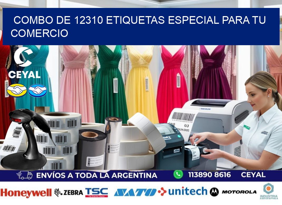 Combo de 12310 etiquetas especial para tu comercio