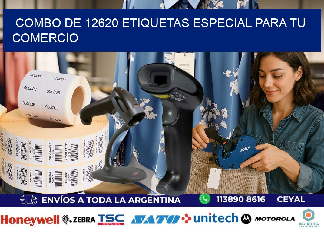 Combo de 12620 etiquetas especial para tu comercio