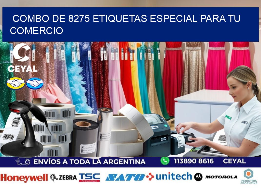 Combo de 8275 etiquetas especial para tu comercio