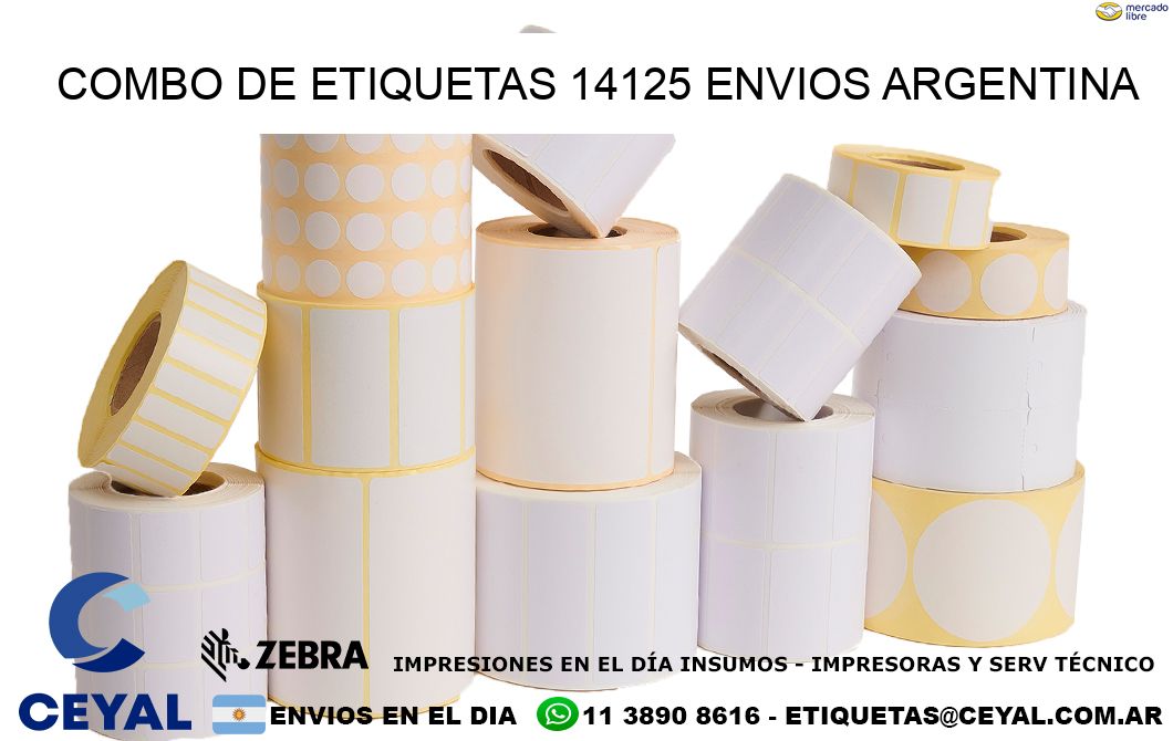 Combo de etiquetas 14125 ENVIOS ARGENTINA - Etiquetado Textil
