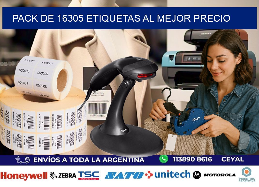 Pack de 16305 etiquetas al mejor precio